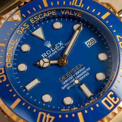 Replica Rolex Turns to Precious Metal for Latest Deepsea Dweller Yellow Gold